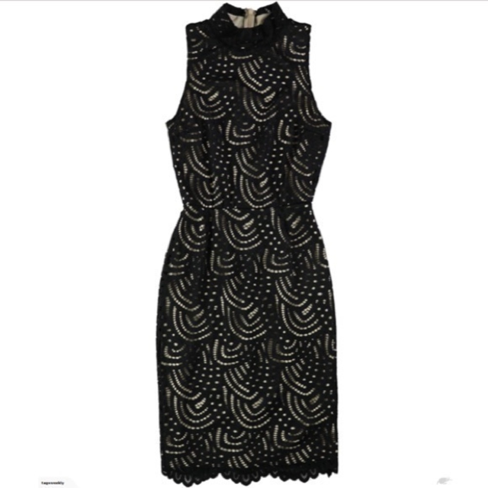 Bar III Womens Mock-Turtleneck Sheath Dress